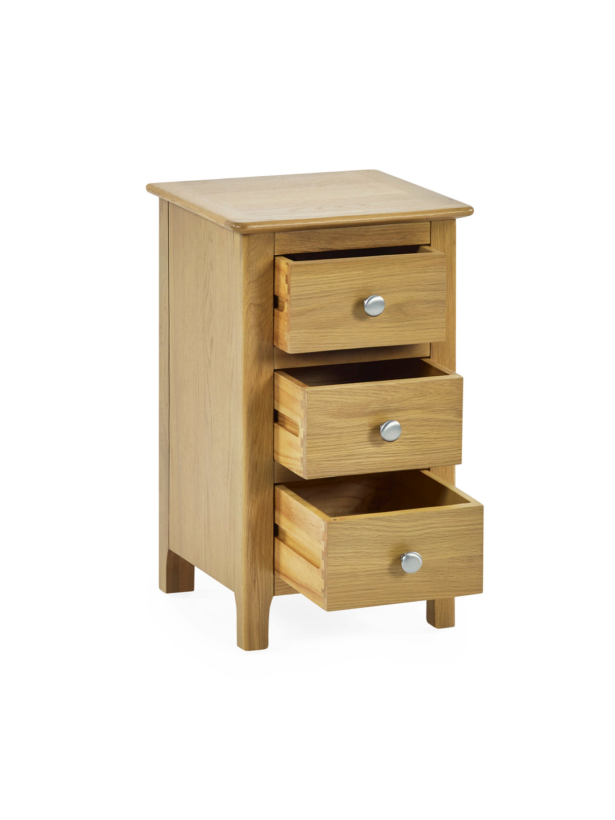 Somerset 3 Drawer Slim Bedside Table