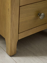 Somerset 3 Drawer Slim Bedside Table