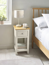 Somerset 1 Drawer Slim Bedside Table