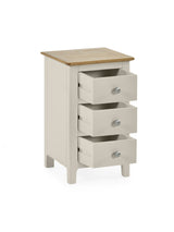 Somerset 3 Drawer Slim Bedside Table