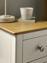 Somerset 3 Drawer Slim Bedside Table