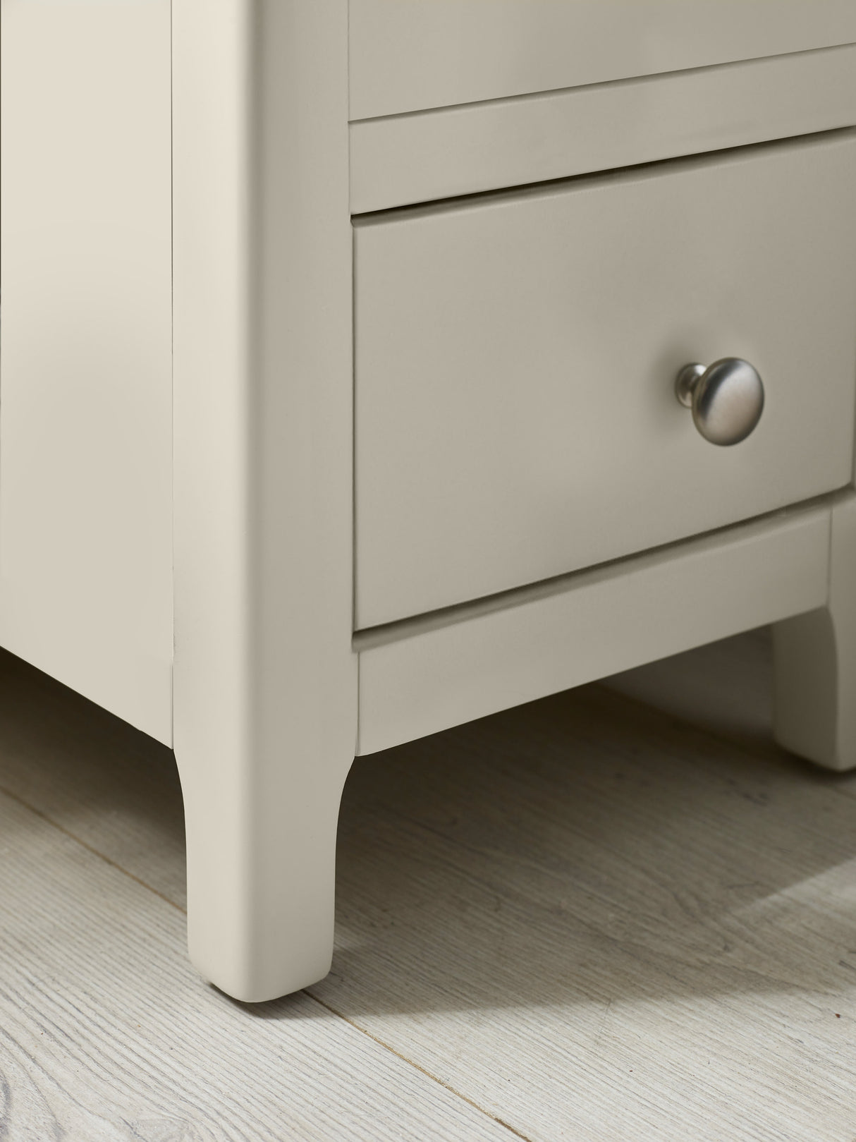 Somerset 3 Drawer Slim Bedside Table