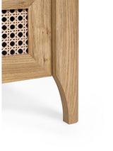 Sydney Rattan Print 5 Drawer Chest