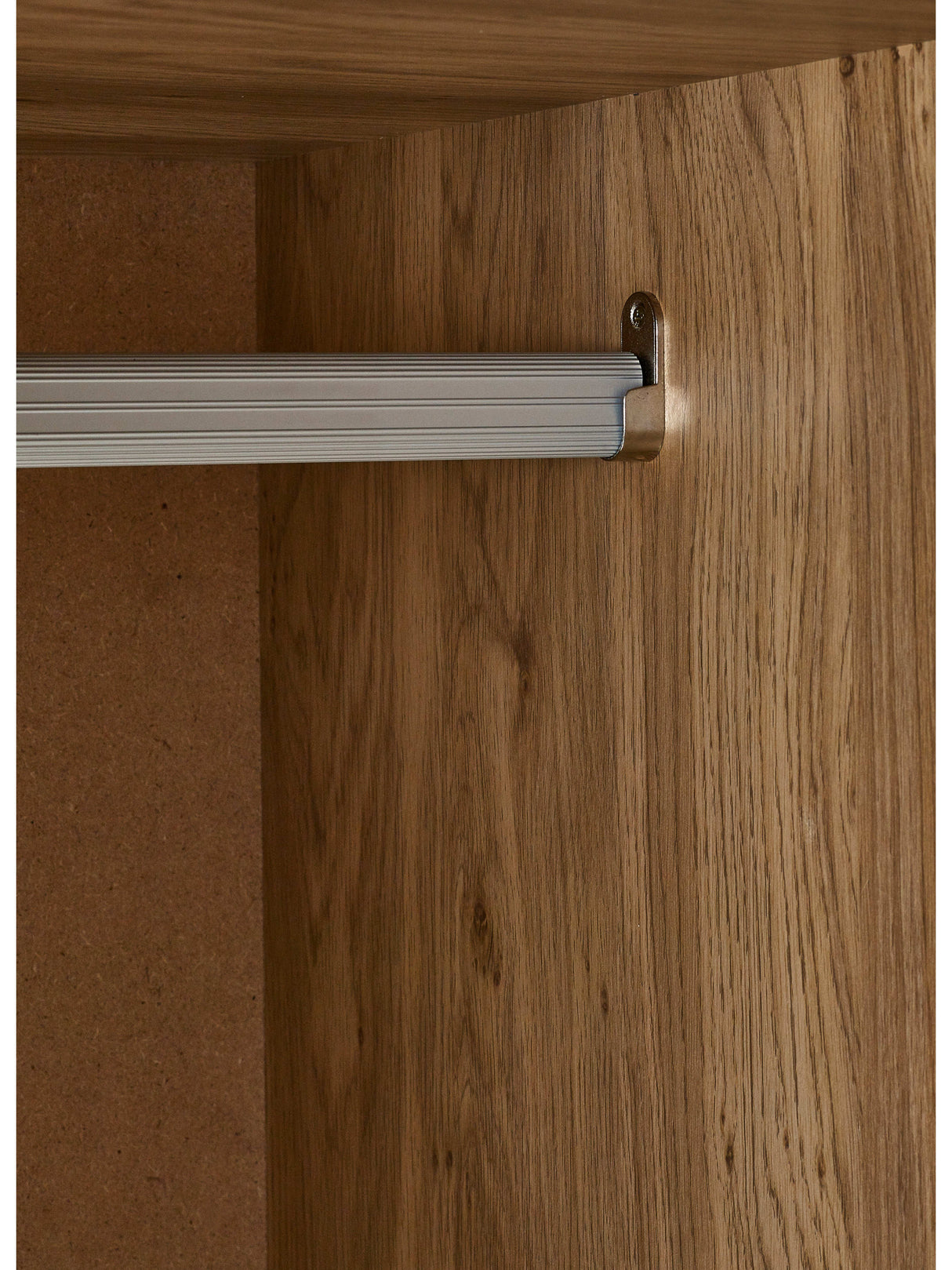 Sydney Rattan Print 2 Door Wardrobe with Shelf