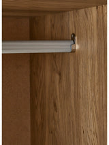 Sydney Rattan Print 2 Door Wardrobe with Shelf