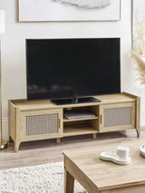 Sydney Rattan Print TV Unit