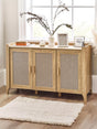 Sydney Rattan Print 3 Door Sideboard
