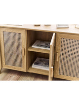 Sydney Rattan Print 3 Door Sideboard