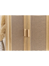 Sydney Rattan Print Shoe Cupboard
