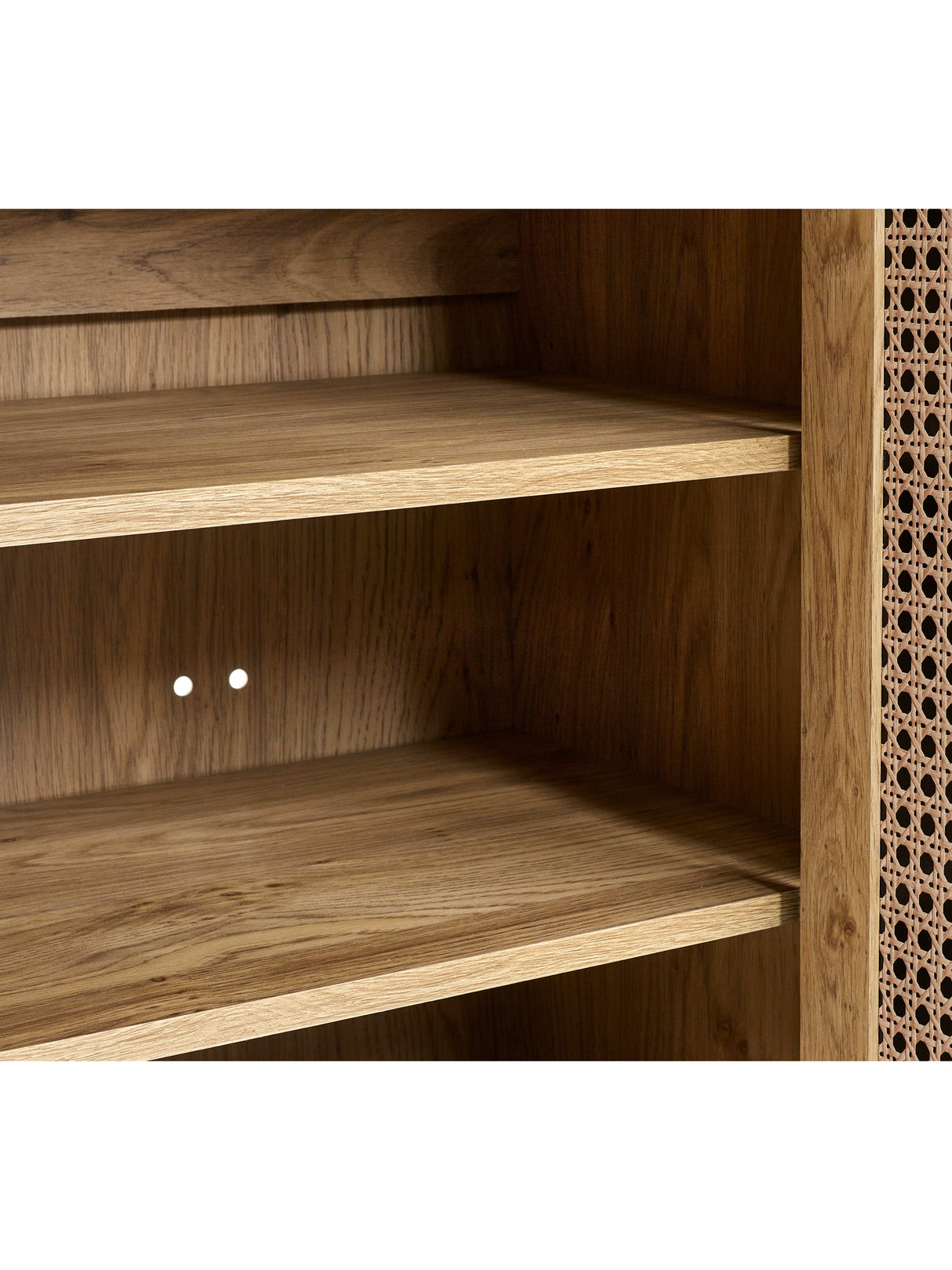 Sydney Rattan Print Shoe Cupboard