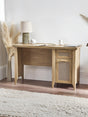 Sydney Rattan Print Desk with Cupboard