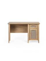 Sydney Rattan Print Desk with Cupboard