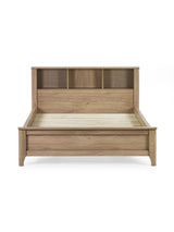 Sydney Rattan Print Bookcase Bed