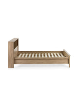 Sydney Rattan Print Bookcase Bed