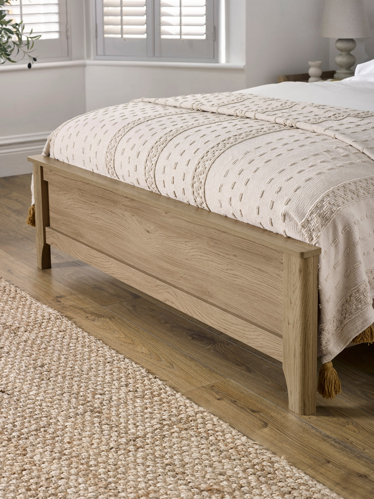 Sydney Rattan Print Bookcase Bed
