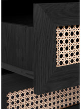 Sydney Rattan Print 5 Drawer Chest