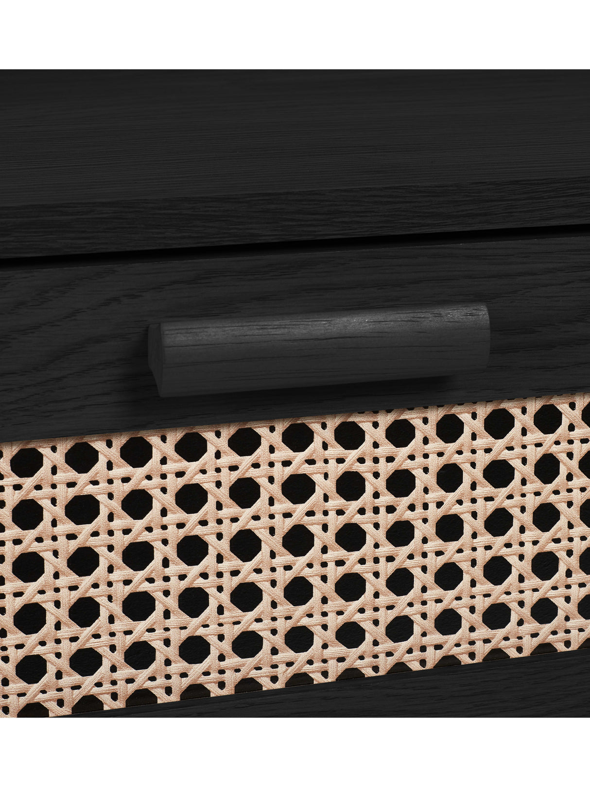 Sydney Rattan Print 6 Drawer Wide Chest