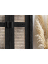 Sydney Rattan Print 2 Door Wardrobe with Shelf