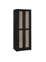 Sydney Rattan Print 2 Door Wardrobe with Shelf