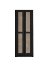Sydney Rattan Print 2 Door Wardrobe with Shelf