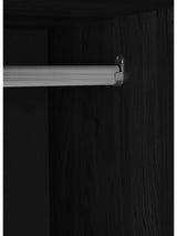 Sydney Rattan Print 2 Door Wardrobe with Shelf