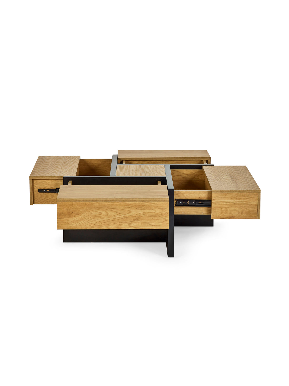 Tahoe Rectangular Coffee Table with 4 Drawer Storage