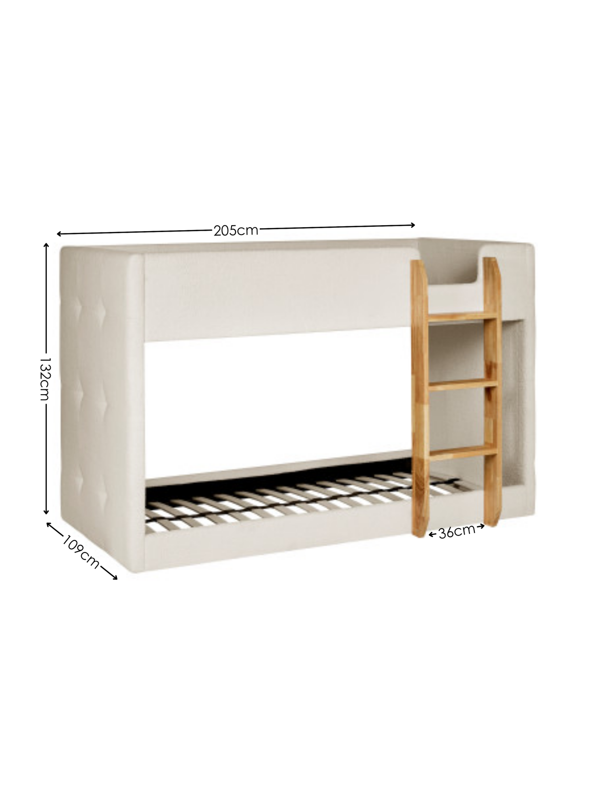 Teddy Upholstered Bunk Bed