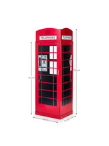 Telephone Box 1 Door Wardrobe with Shelf