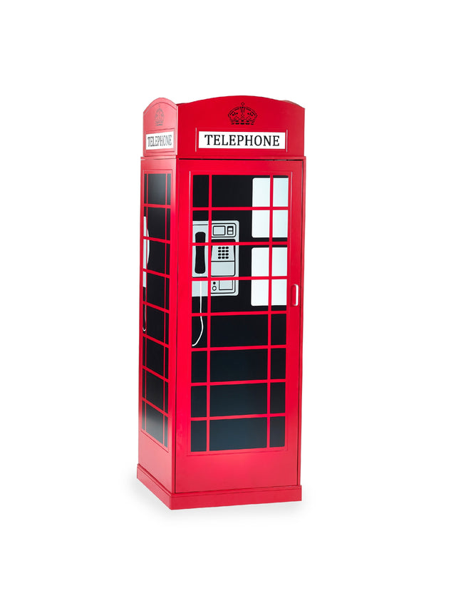 Telephone Box 1 Door Wardrobe with Shelf