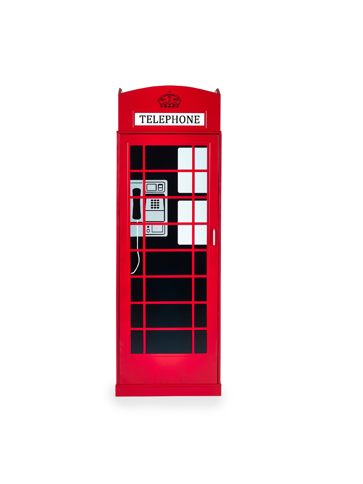 Telephone Box 1 Door Wardrobe with Shelf