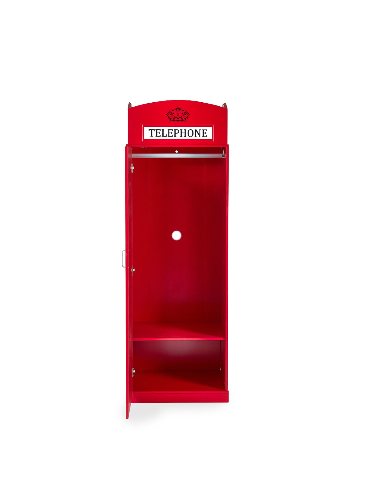Telephone Box 1 Door Wardrobe with Shelf