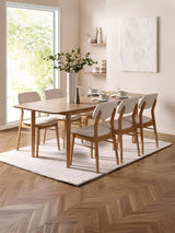 Theia Rectangular Extending 6-8 Seater Dining Table