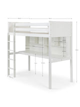 Titan High Sleeper Bed with Desk
