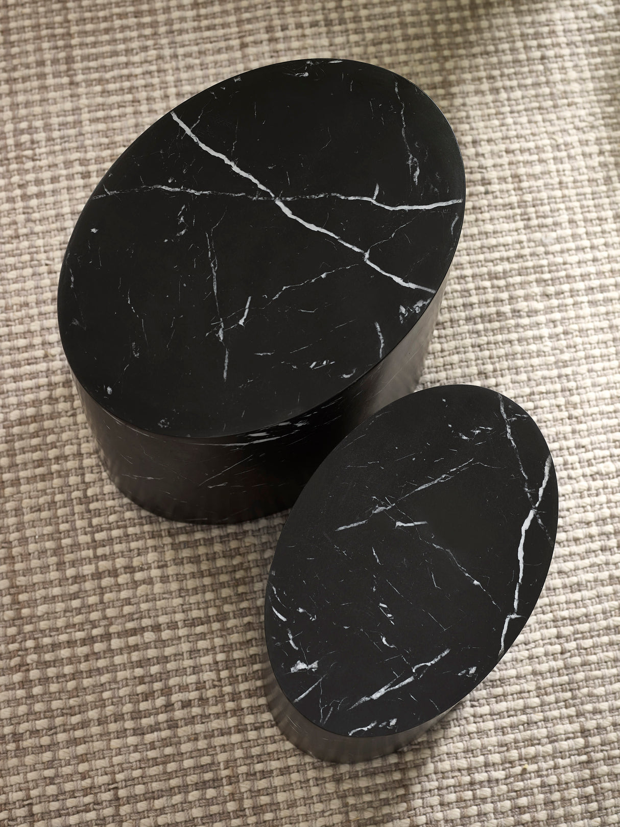 Toba Oval Nest of 2 Side Tables