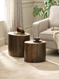 Toba Oval Nest of 2 Side Tables