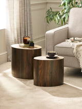 Toba Oval Nest of 2 Side Tables