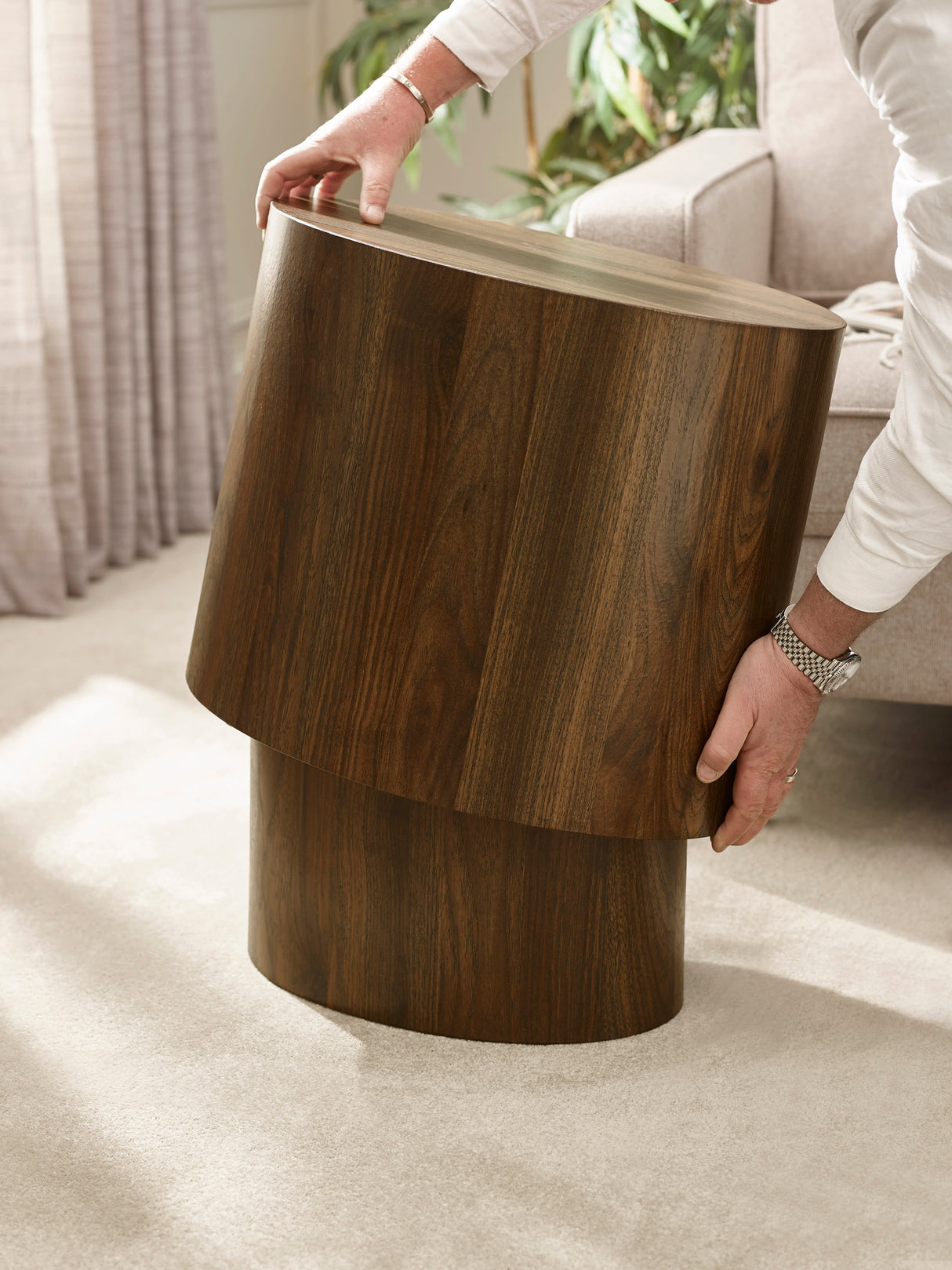 Toba Oval Nest of 2 Side Tables