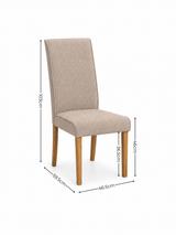 Valencia Upholstered Dining Chair (Set of 2)