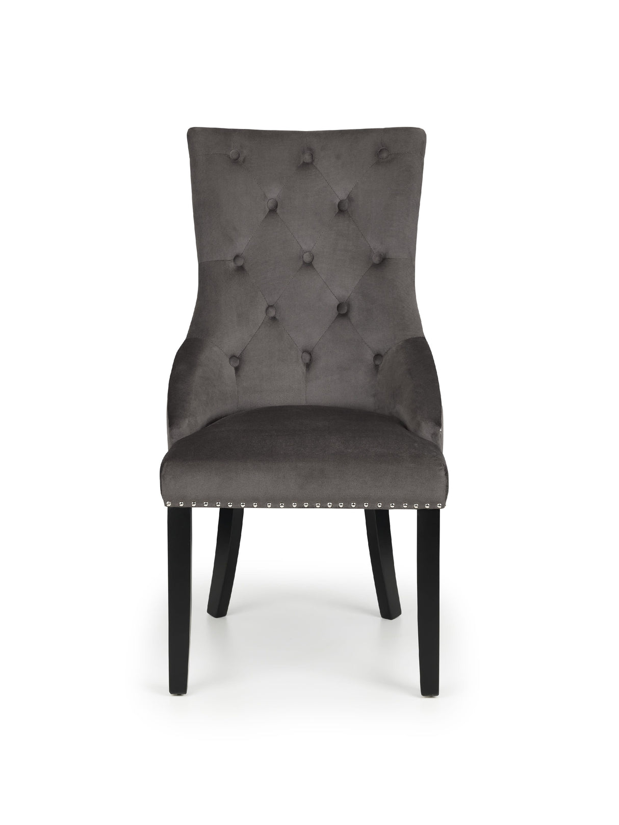 Veneto Button Upholstered Knocker Back Dining Chair (Set of 2)