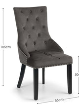 Veneto Button Upholstered Knocker Back Dining Chair (Set of 2)