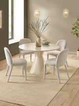 Verona Cream Marble Effect Table