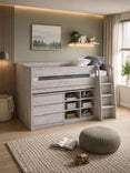 Vespa Mid Sleeper Bed with Desk