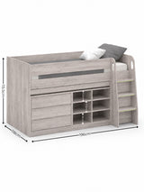 Vespa Mid Sleeper Bed with Desk