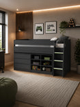 Vespa Mid Sleeper Bed with Desk