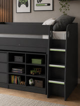 Vespa Mid Sleeper Bed with Desk