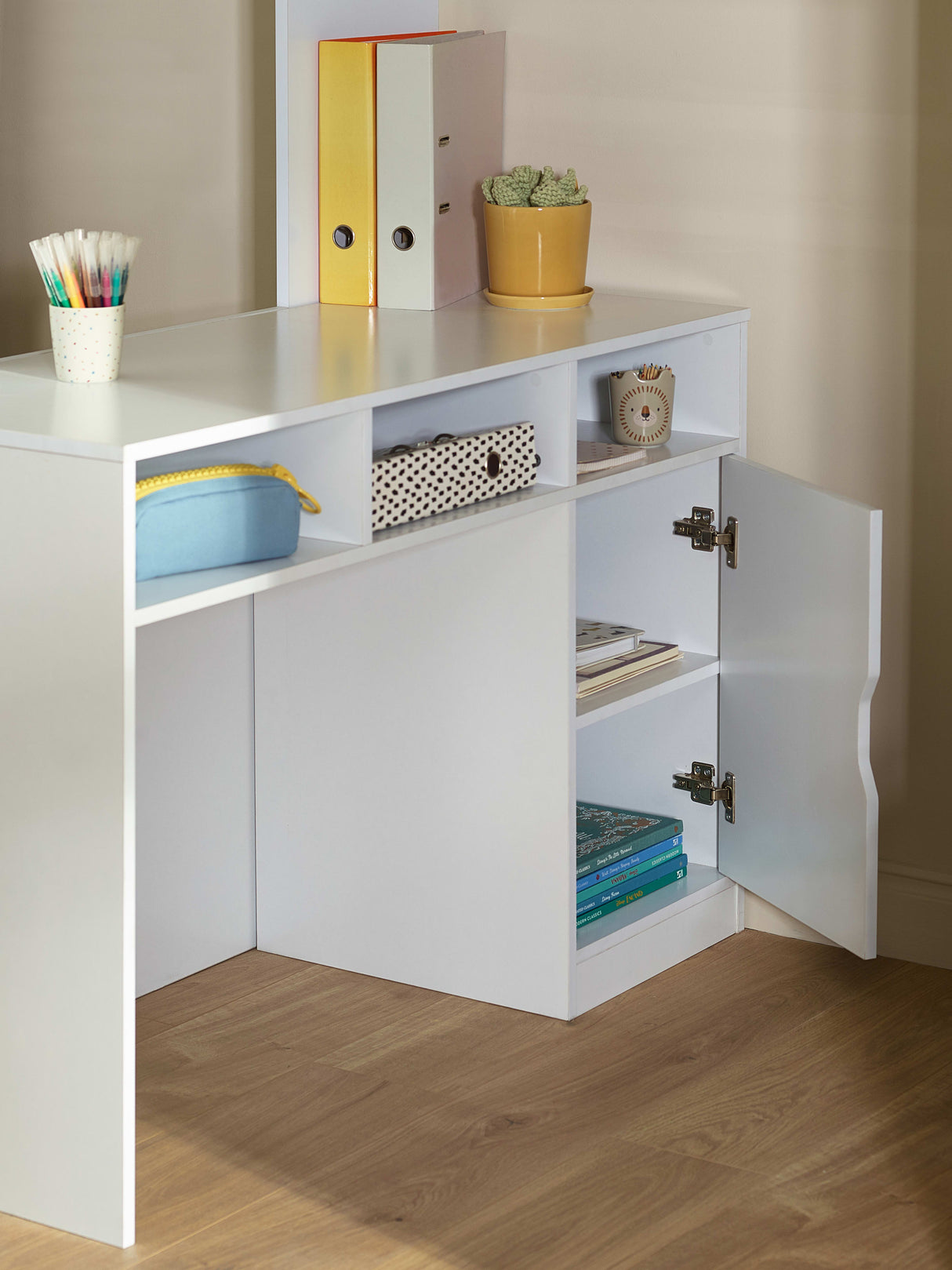 Vision High Sleeper Bed with Desk and Storage