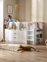 Vision Mid Sleeper Bed with Storage