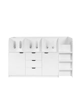 Vision Mid Sleeper Bed with Storage