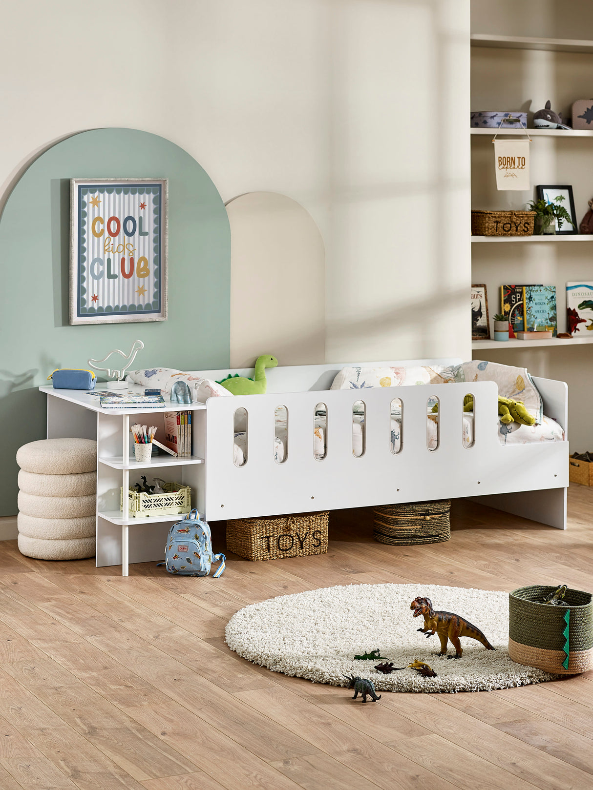 Vision Low Sleeper Bed with Desk