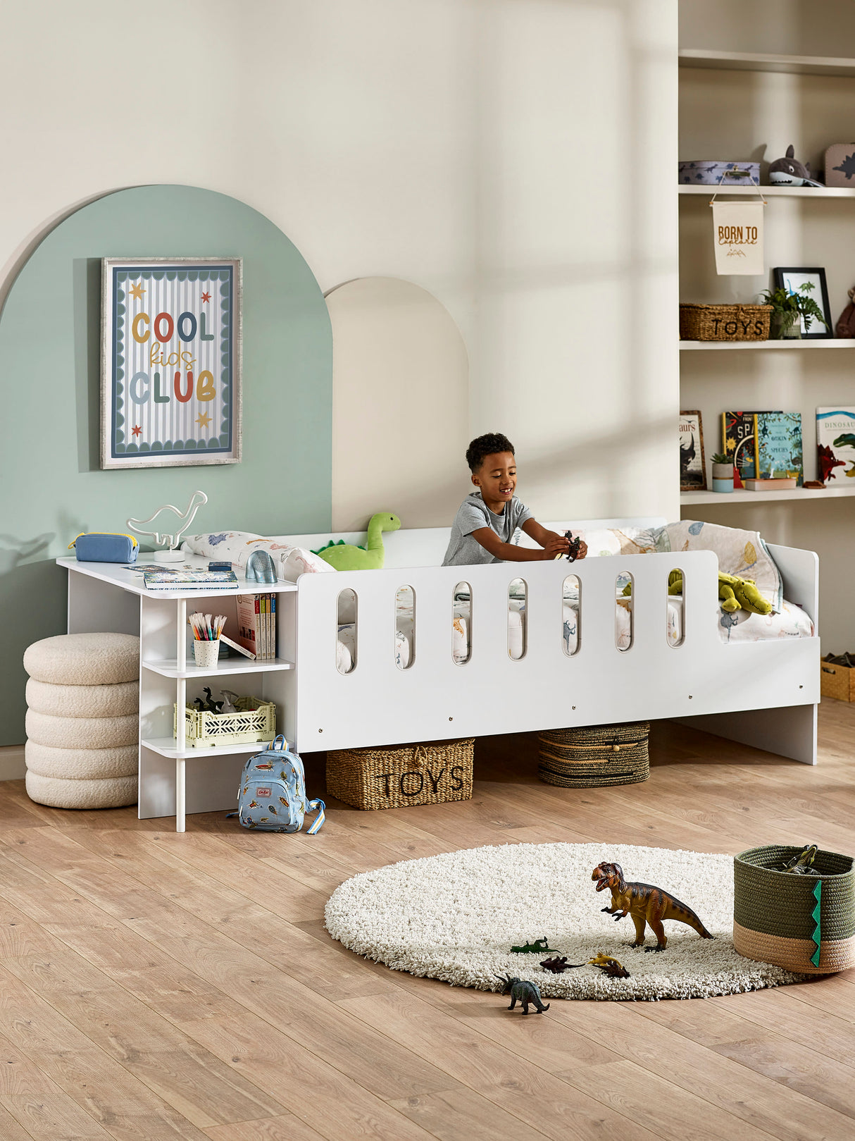 Vision Low Sleeper Bed with Desk